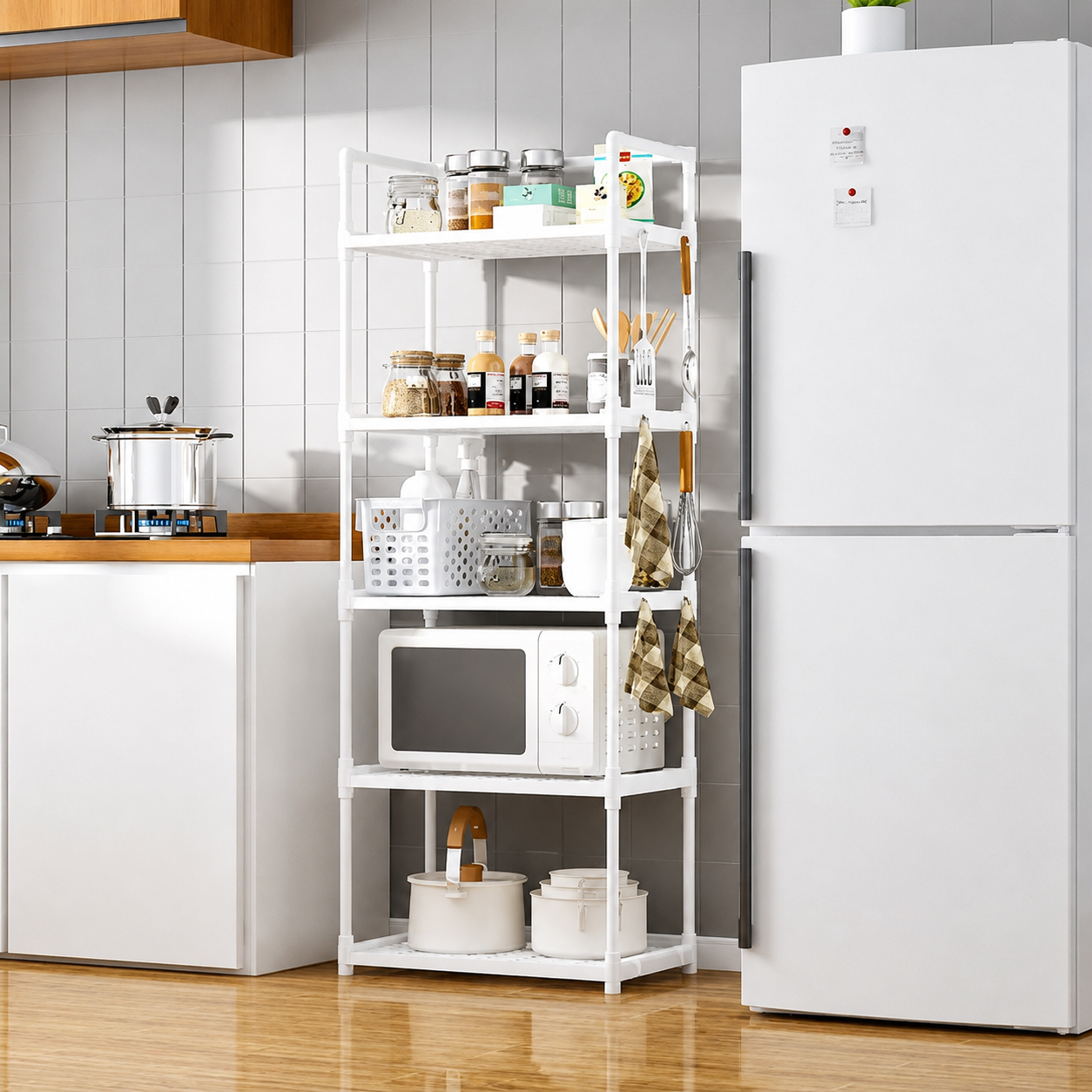 Estante Organizadora de Cocina 6 Niveles OrganiRack PRO™