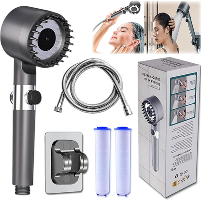 Regadera con Filtro HidroPura™ [AGUA PURA + ALTA PRESIÓN] –