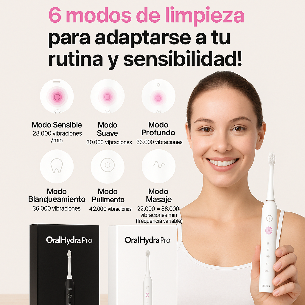 Compre 1 Llévate 2 - Cepillo de Dientes Eléctrico OralHydra Pro®