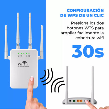 Repetidor WiFi Amplificador de Señal WIFIMAX™ + Cámara Corporal de Regalo [HASTA 3 KM DE SEÑAL] rascunho