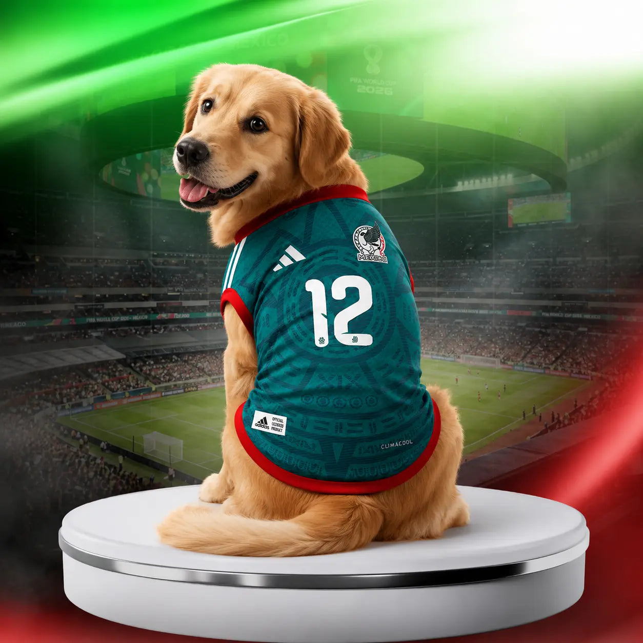 Camisa Jersey México Para Perro Edición Mundial