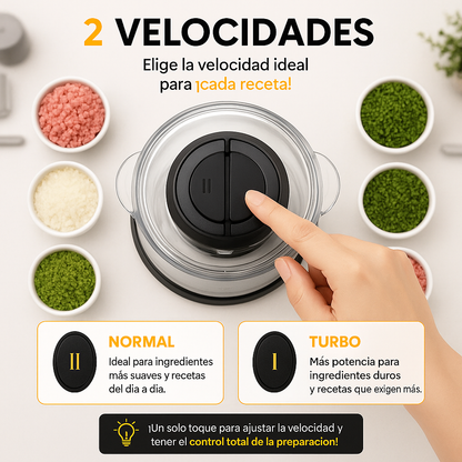 TurboChef Pro™ Triturador Eléctrico Multifuncional [ÚLTIMAS UNIDADES]