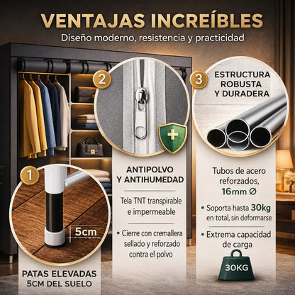 Closet Plegable Multiuso MaxCloset™ + Robot Aspirador MaxClean 3 en 1 [ULTIMAS UNIDADES]