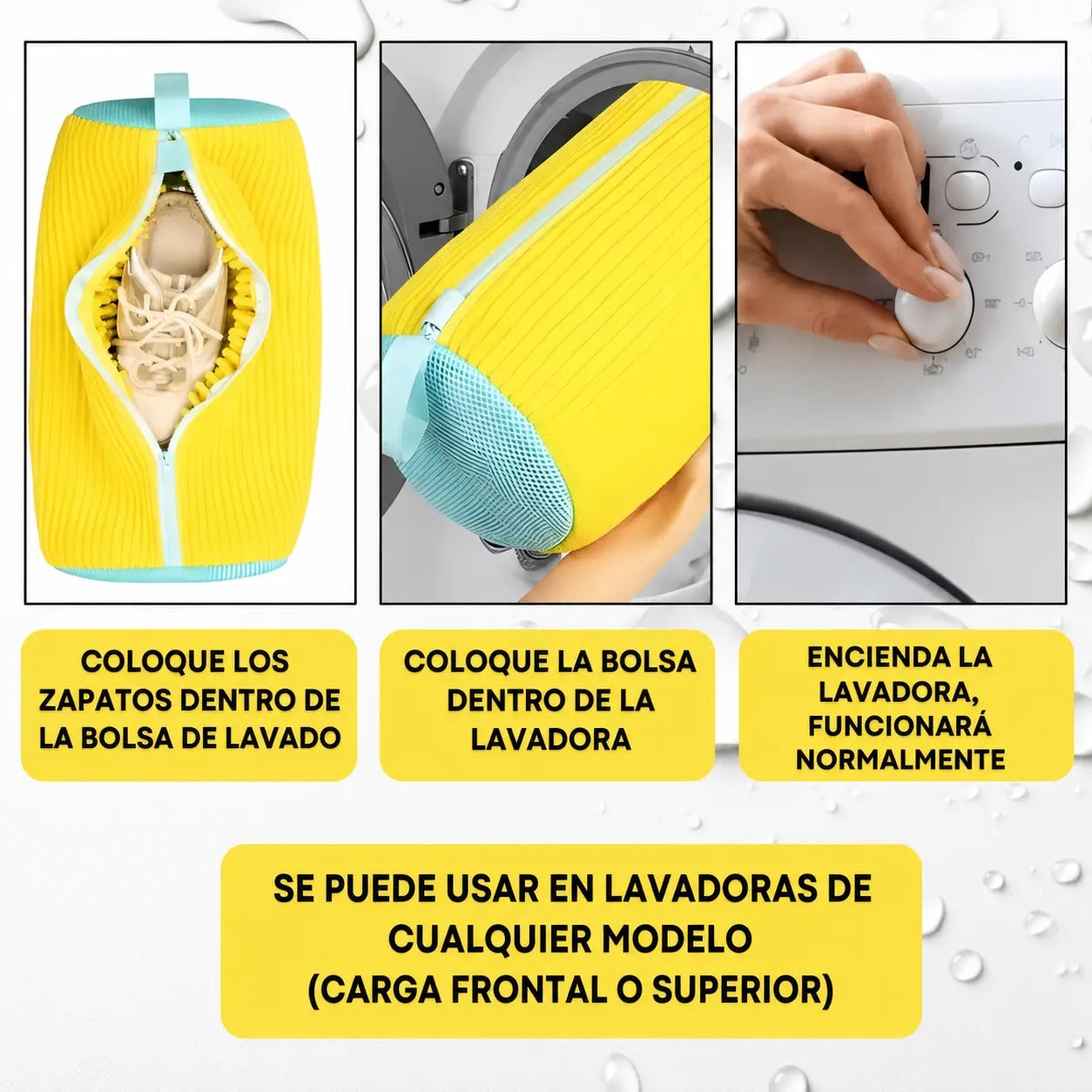 CleanShoes System™ — Bolsa Lavatenis + 8 Bolsas Organizadoras