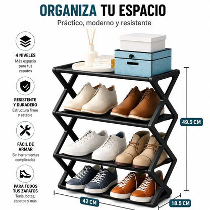 Zapatero Plegable Multifuncional 4 Niveles [ÚLTIMAS UNIDADES]