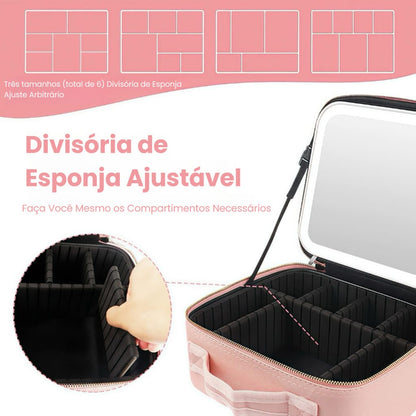 Estuche Luminaire Pro – Espejo LED de Belleza