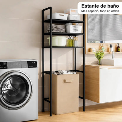 TorreMax™ - Estante Organizador de Baño 4 Niveles