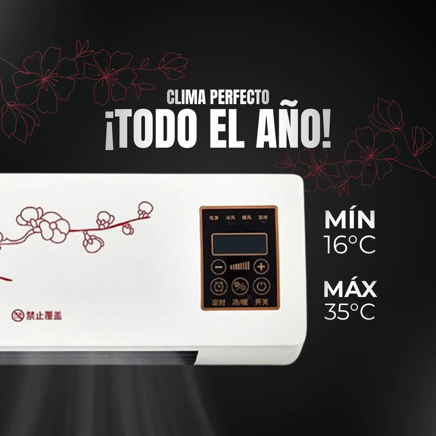 Mini Aire Acondicionado y Calefactor Portátil 2 en 1 [ULTRAPOTENTE]