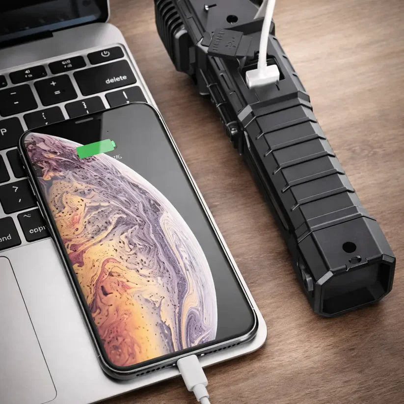 Monocular HD Ultra Zoom con Trípode + Linterna Táctica Multifuncional Titanium™