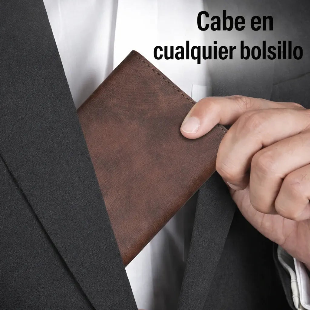 Compre 1 Llévate 2 - Cartera Antirrobo Proteccion RFID SecureWallet™