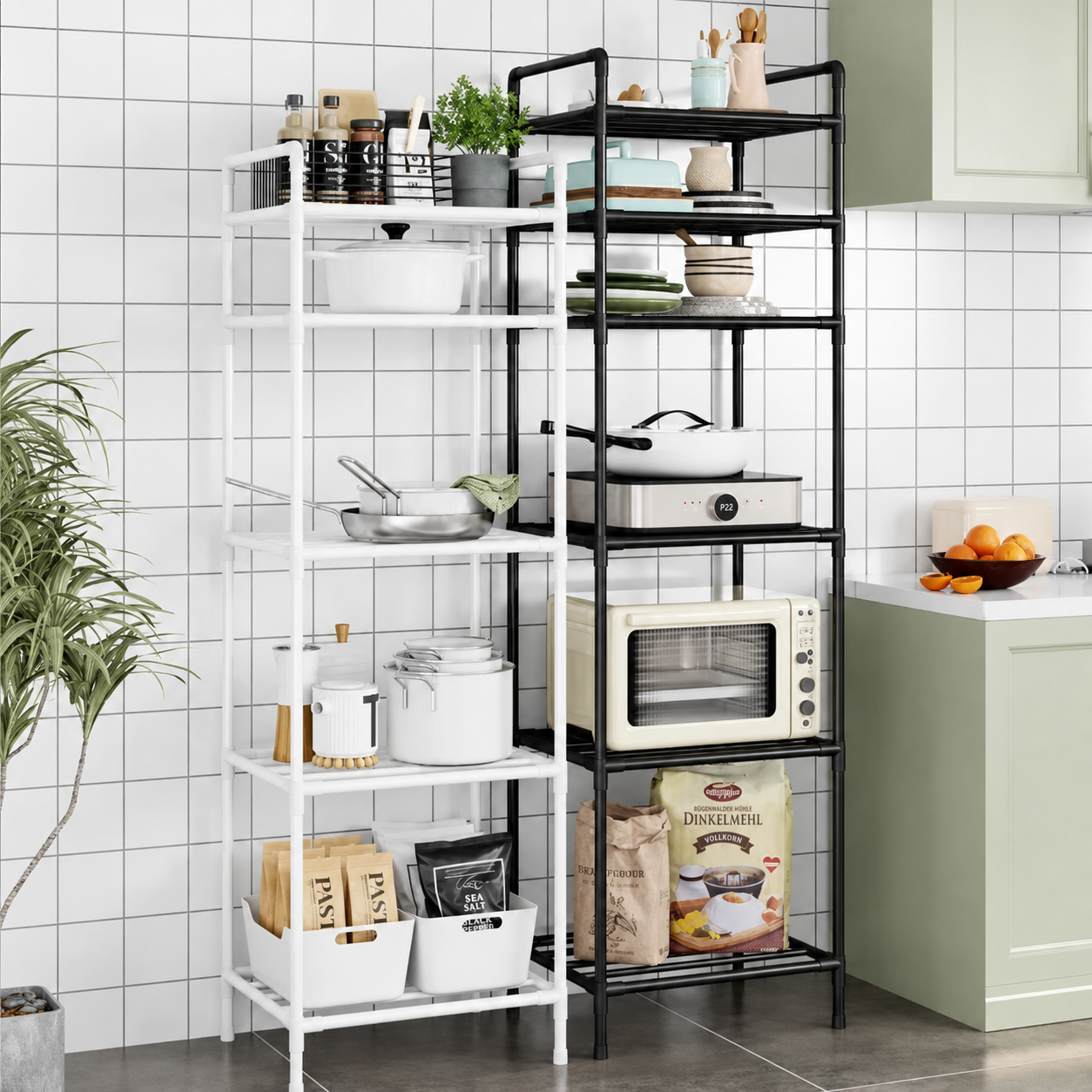 Estante Organizadora de Cocina 6 Niveles OrganiRack PRO™