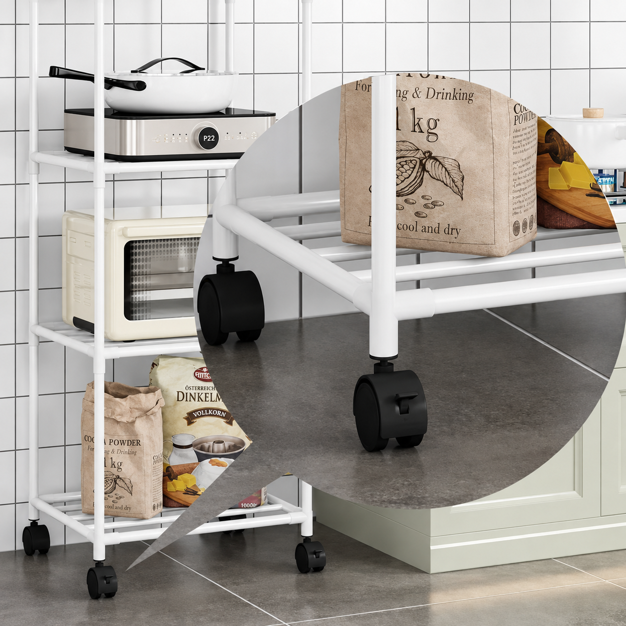 Estante Organizadora de Cocina 6 Niveles OrganiRack PRO™