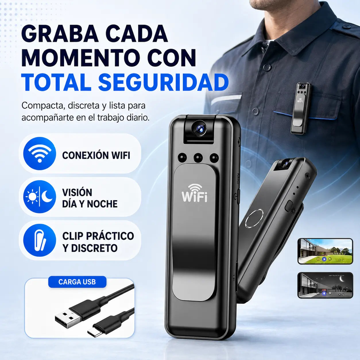 Repetidor WiFi Amplificador de Señal WIFIMAX™ + Cámara Corporal de Regalo [HASTA 3 KM DE SEÑAL] rascunho