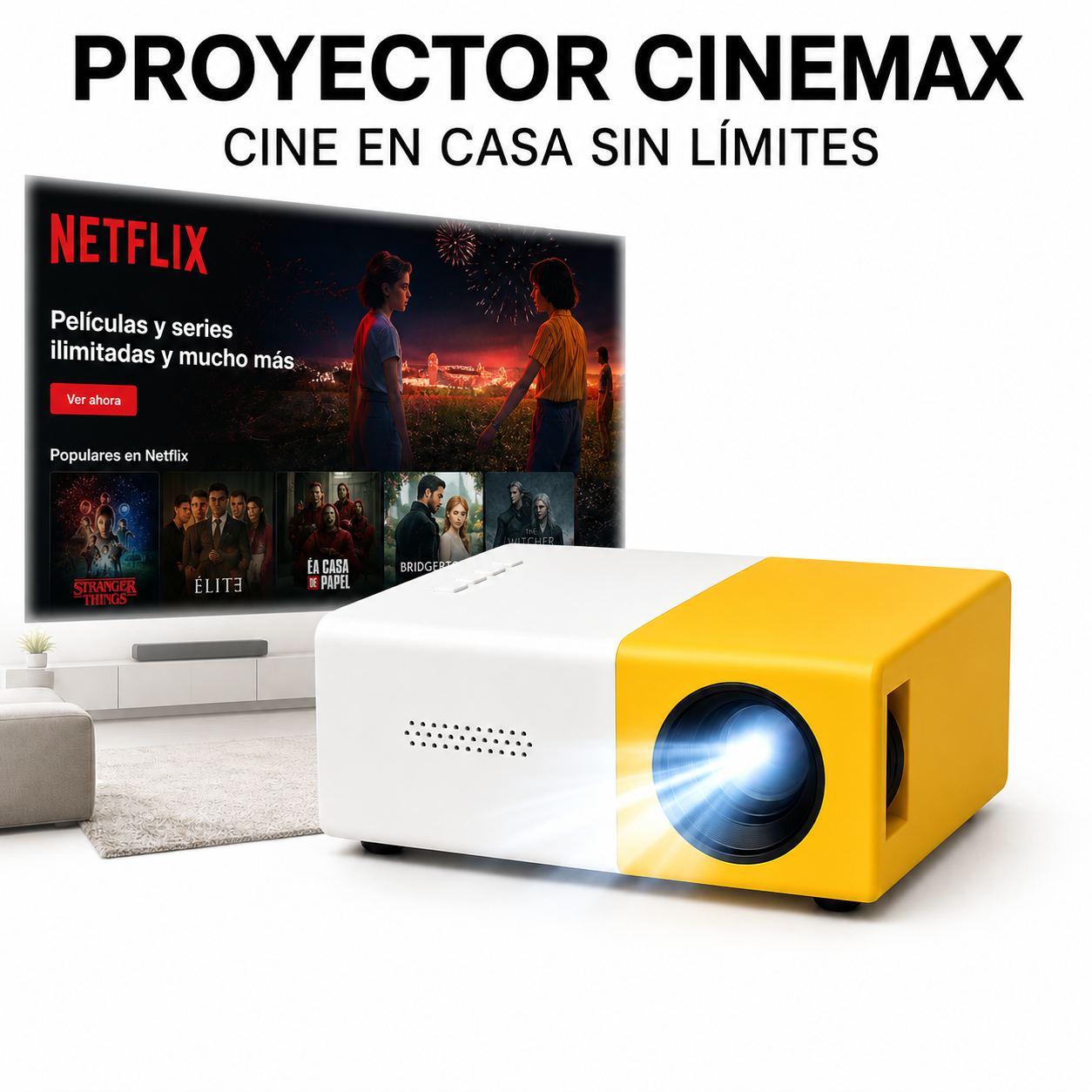 Mini Proyector Portátil CineMax™ [ÚLTIMAS UNIDADES]