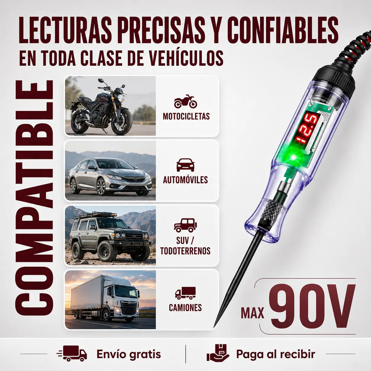Tester LED de Circuitos Para Vehículos PowerMax™