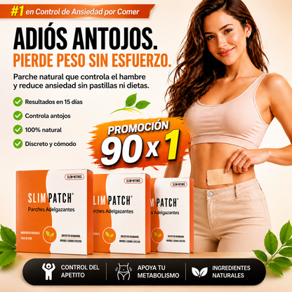 90x1 🔥 Pack Slim Parch 3 cajas paga 1  – Adelgazante + Anti Ansiedad. 90x1
