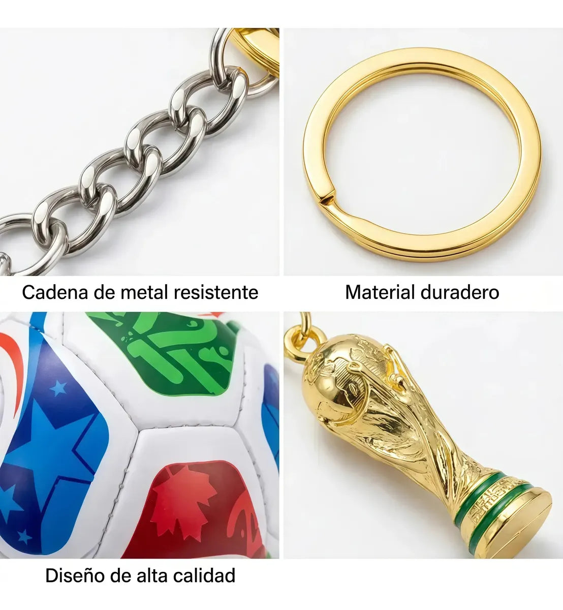 Llavero Balón Fútbol Mundial 2026