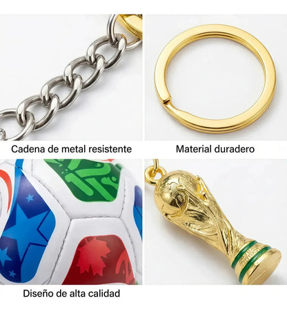 Llavero Balón Fútbol Mundial 2026