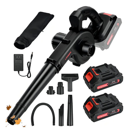 Soplador Aspiradora Inalámbrica TurboMax™ + 2 Baterías de Regalo [SUPER POTENTE]