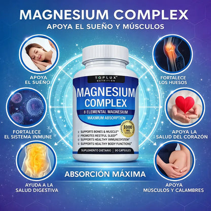 Compre 1 y Llévate 2 - Magnesium Complex 180 Cp Bioforce™