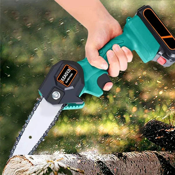 Mini Motosierra Recargable Portátil Makino™ + Baterías 48V de Regalo [CORTA TODO]
