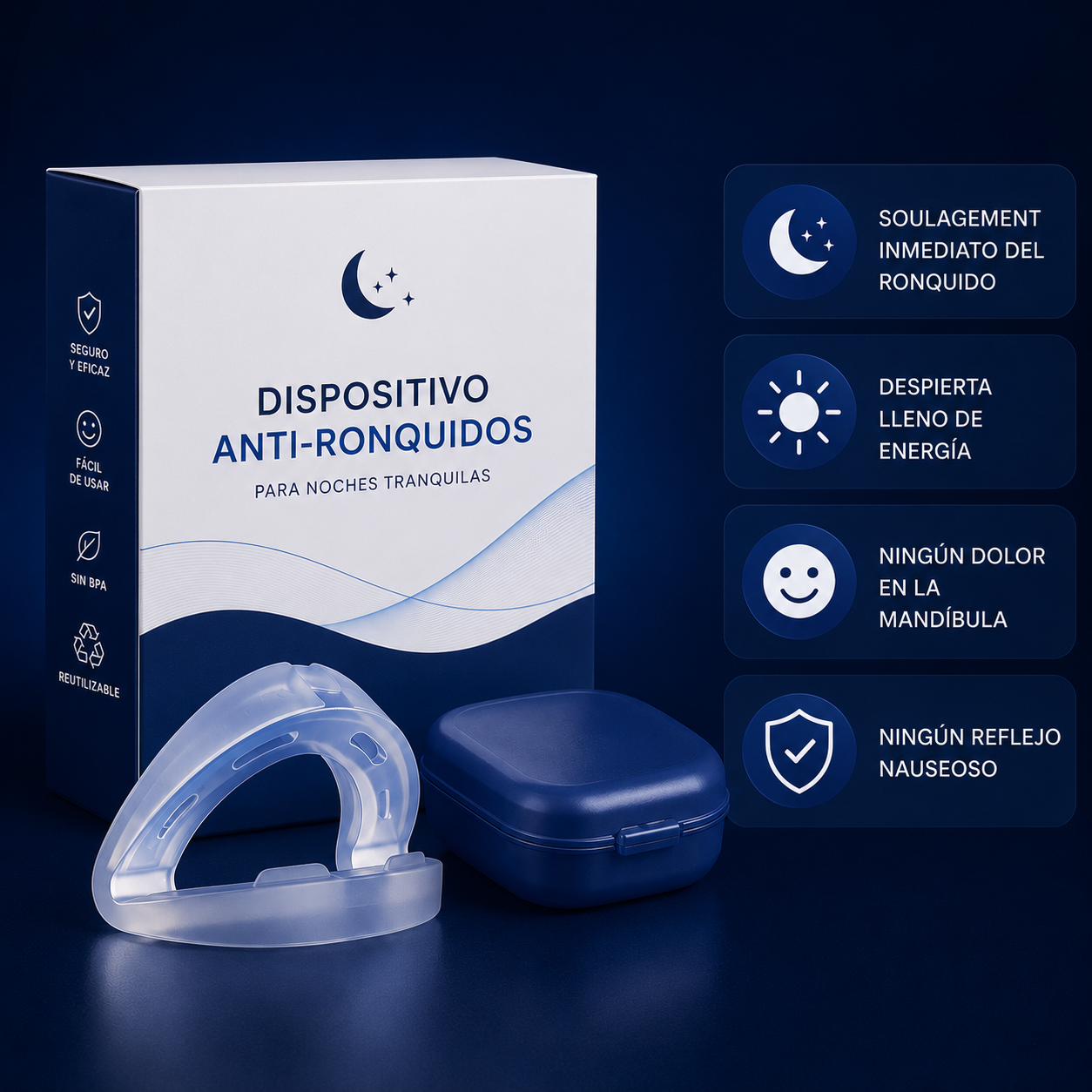 2x1 - SleepQuiet™ Dispositivo Anti-Ronquidos [ÚLTIMAS UNIDADES]