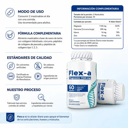 Compra 1 y Llévate 2 - Flex-a Magnesio para Articulaciones