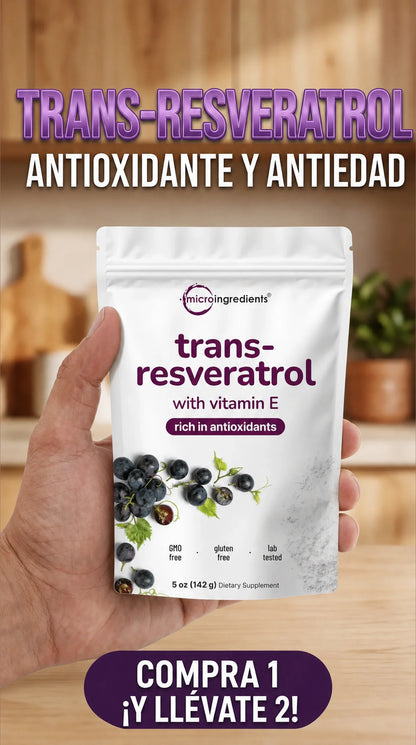 Compra 1 y Llévate 2 | Trans-Resveratrol Micro Ingredients