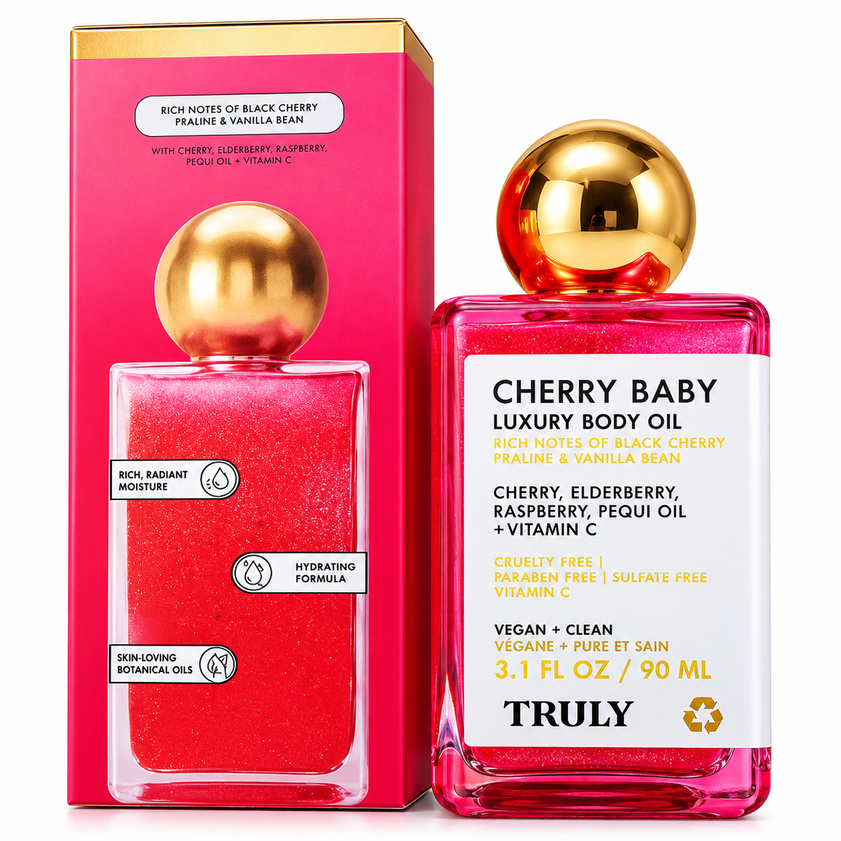 Compra 1 y Llévate 2 - Truly Cherry Baby Aceite Corporal 90 ml