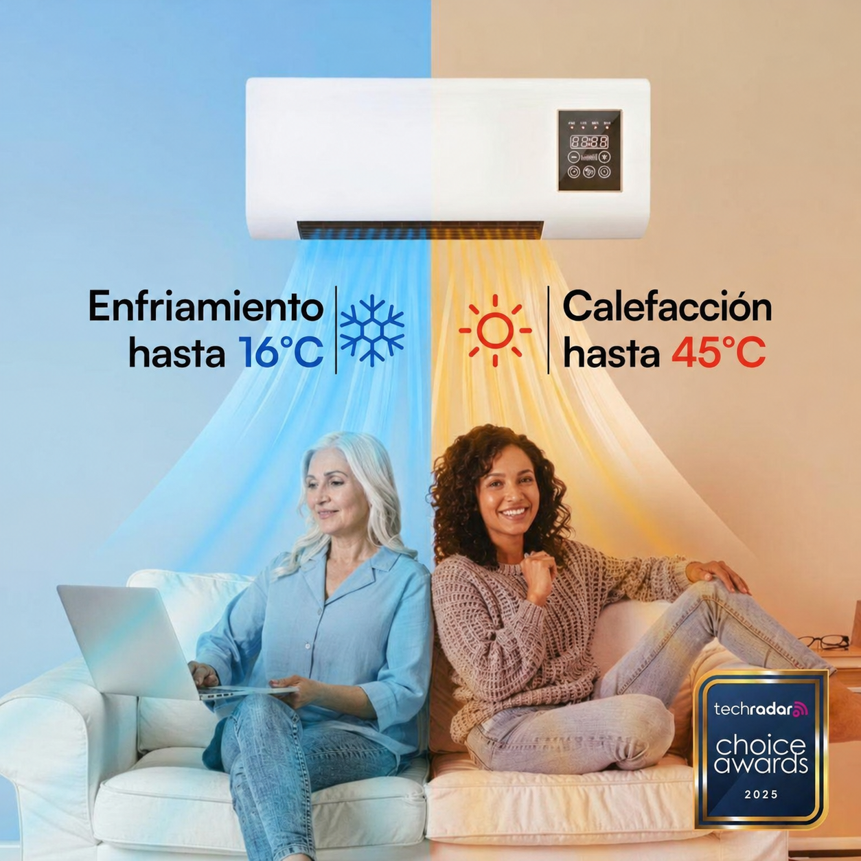 Aire Acondicionado Portátil de Pared EpiCooler™ (frío y calor)