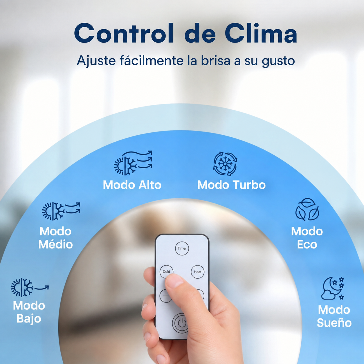 Aire Acondicionado Portátil de Pared EpiCooler™ (frío y calor)