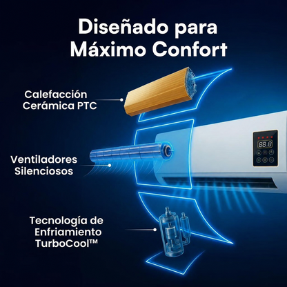 Aire Acondicionado Portátil de Pared EpiCooler™ (frío y calor)