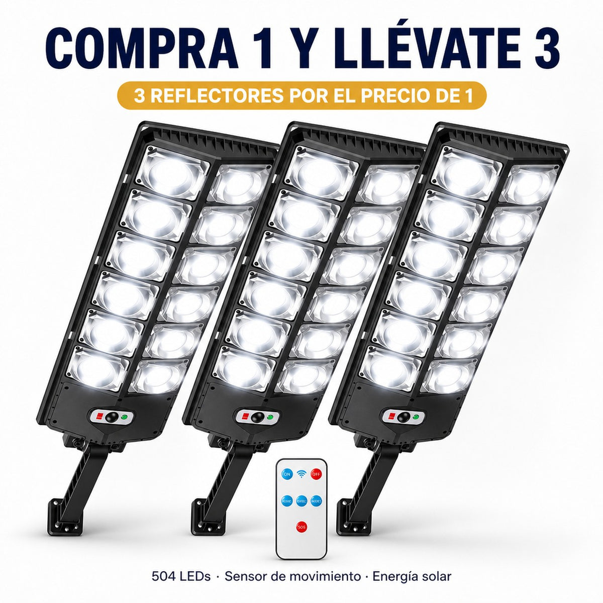Reflector Solar Swanlight: Compra 1 y Llévate 3 reflectores por el precio de 1
